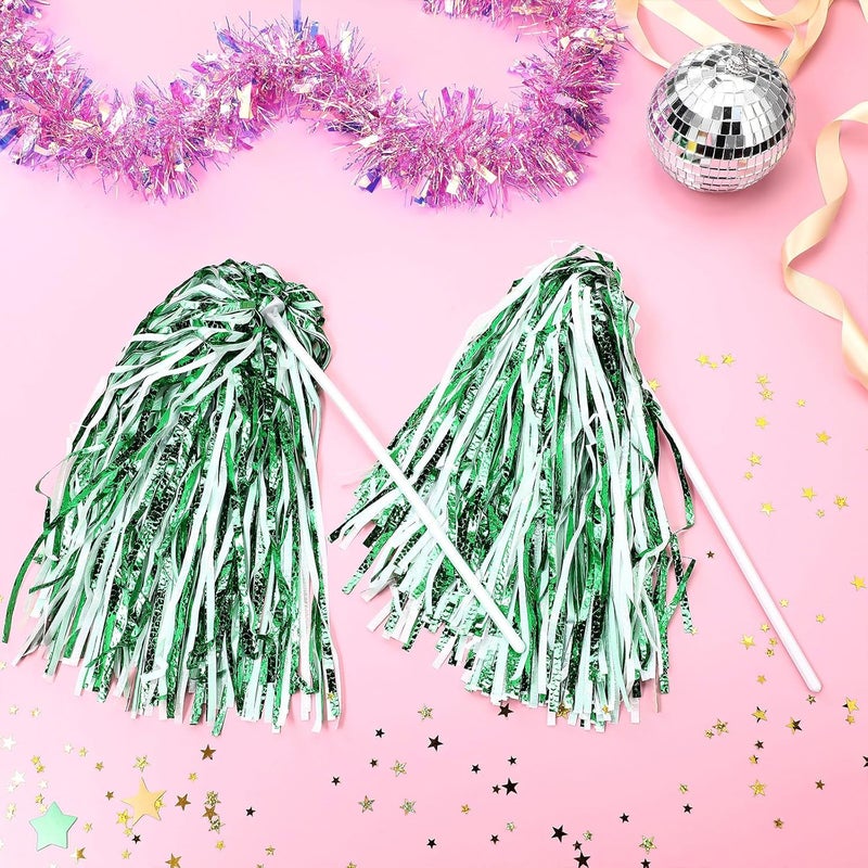 PullCrease 20 Pcs School Spirit Shakers Bulk, Cheerleader Pom Poms for Adults Sports Team Party Dance Football Basketball Volleyball Homecoming Fan Celebration Sporting Event - Image 5